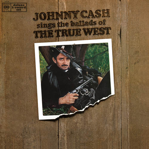 Johnny Cash, Ballad Of Boot Hill, Piano, Vocal & Guitar (Right-Hand Melody)