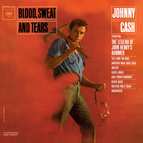 Johnny Cash, Legend Of John Henry's Hammer, Piano, Vocal & Guitar (Right-Hand Melody)