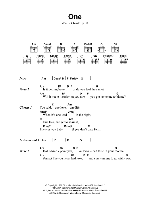 Johnny Cash One Sheet Music Notes & Chords for Lyrics & Chords - Download or Print PDF