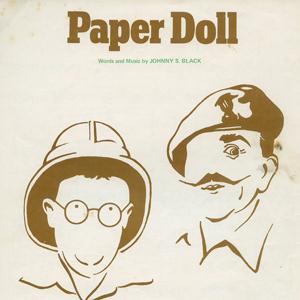 Johnny S. Black, Paper Doll, Easy Piano