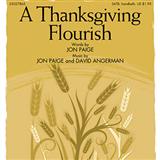 Download Jon Paige A Thanksgiving Flourish sheet music and printable PDF music notes