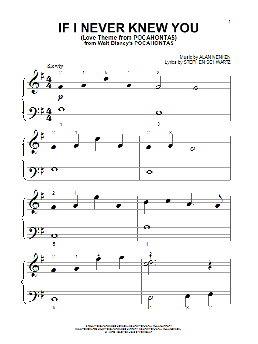 Jon Secada If I Never Knew You (Love Theme from POCAHONTAS) Sheet Music Notes & Chords for Guitar Tab - Download or Print PDF