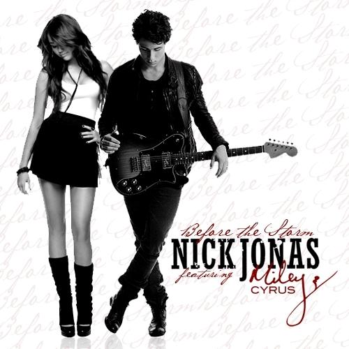 Jonas Brothers featuring Miley Cyrus, Before The Storm, Piano, Vocal & Guitar (Right-Hand Melody)