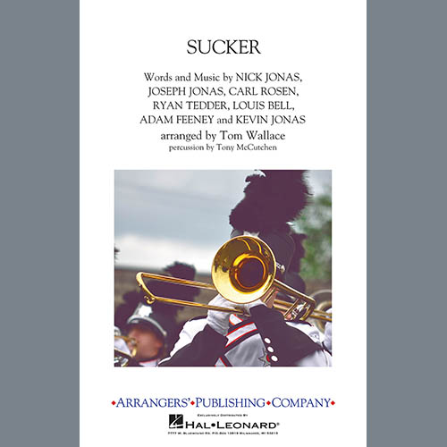 Jonas Brothers, Sucker (arr. Tom Wallace) - Bass Drums, Marching Band