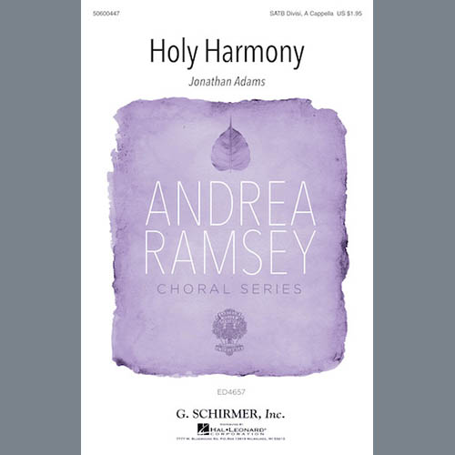 Jonathan Adams, Holy Harmony, SATB