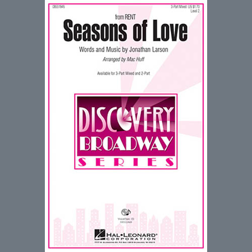 Jonathan Larson, Seasons Of Love (from Rent) (arr. Mac Huff), 2-Part Choir