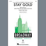 Download Jonathan O'Neal, Zachry Chance Bearden and Justin Levine Stay Gold (from The Outsiders) (arr. Roger Emerson) sheet music and printable PDF music notes