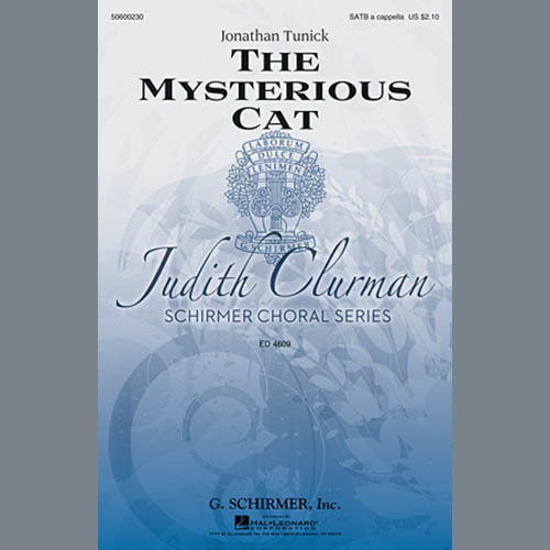 Jonathan Tunick, The Mysterious Cat, SATB