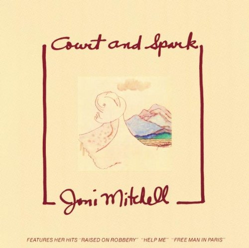 Joni Mitchell, Free Man In Paris, Piano, Vocal & Guitar