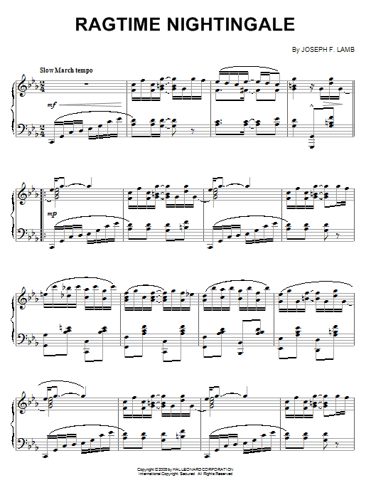 Joseph Lamb Ragtime Nightingale Sheet Music Notes & Chords for Guitar Tab - Download or Print PDF