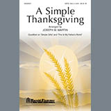 Download Joseph M. Martin A Simple Thanksgiving sheet music and printable PDF music notes