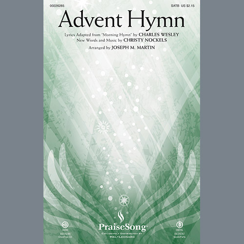 Joseph M. Martin, Advent Hymn, SATB