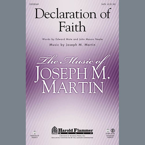 Joseph M. Martin, Declaration Of Faith - Bass Trombone/Tuba, Choir Instrumental Pak