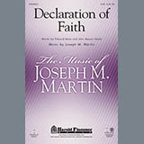 Download Joseph M. Martin Declaration Of Faith - Bb Clarinet 1,2 sheet music and printable PDF music notes