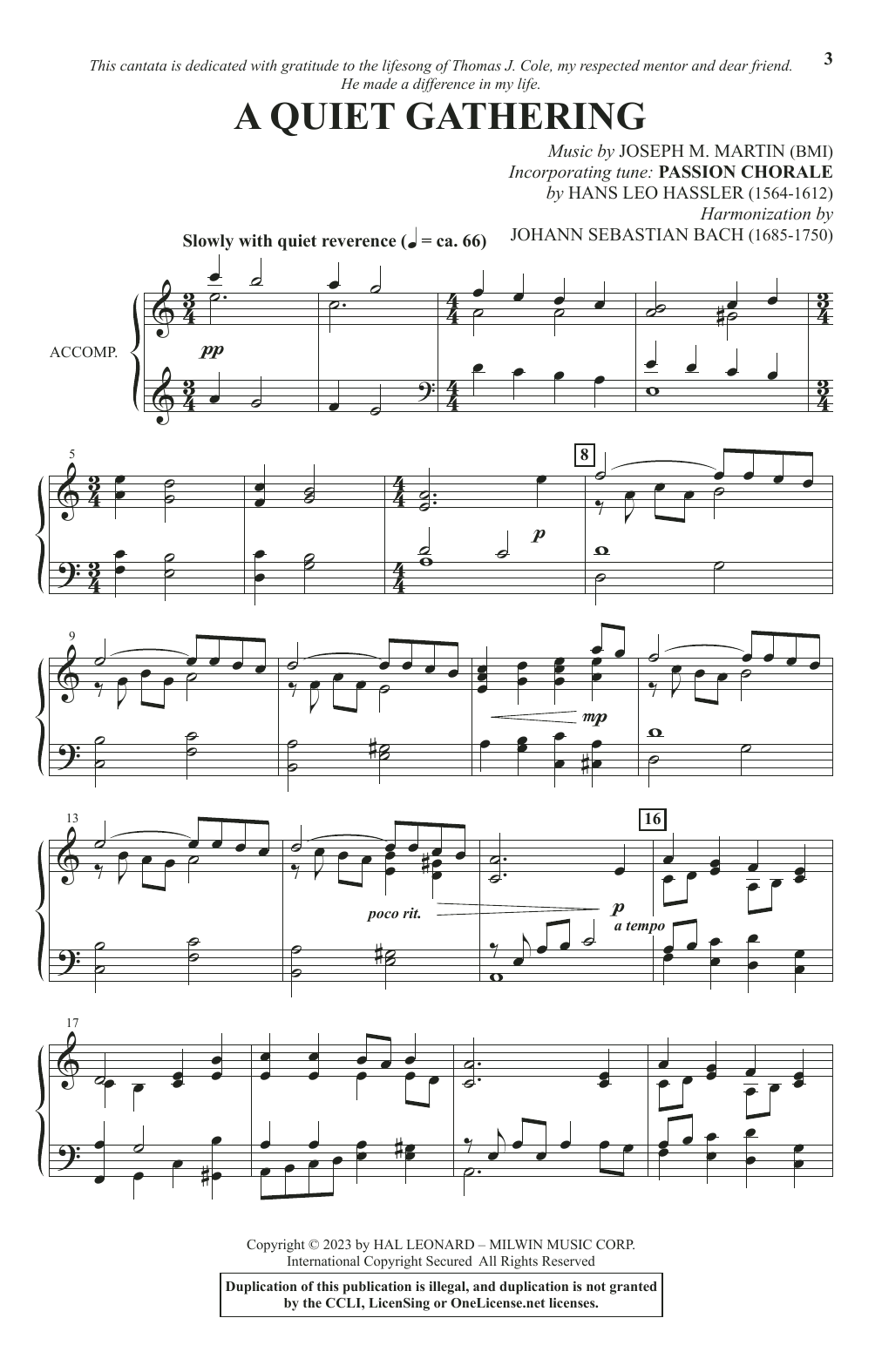 Joseph M. Martin From Silence To Song Sheet Music Notes & Chords for SATB Choir - Download or Print PDF