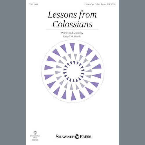 Joseph M. Martin, Lessons From Colossians, Choral