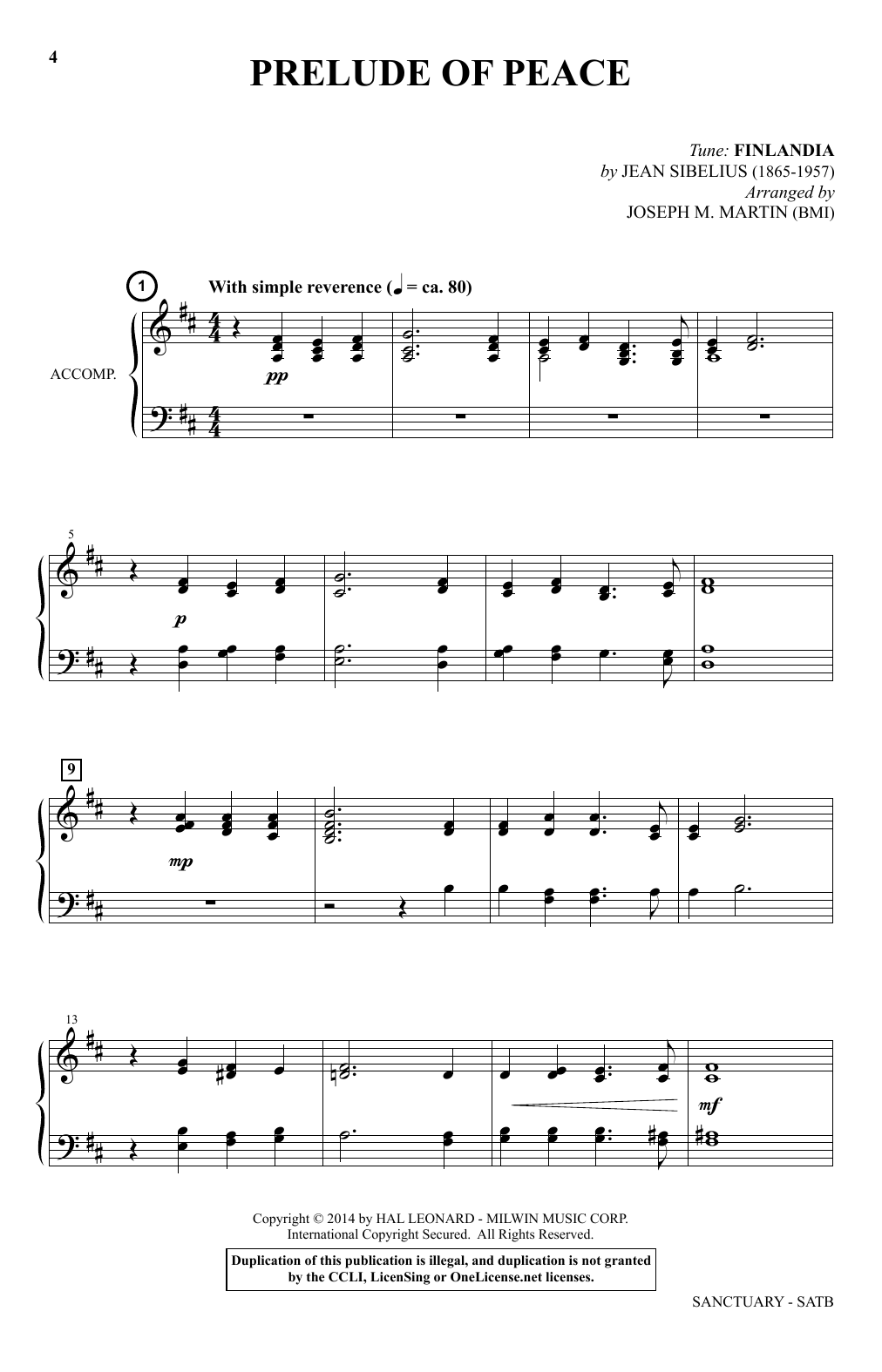 Joseph M. Martin In The Shadow Of Your Wing Sheet Music Notes & Chords for SATB - Download or Print PDF