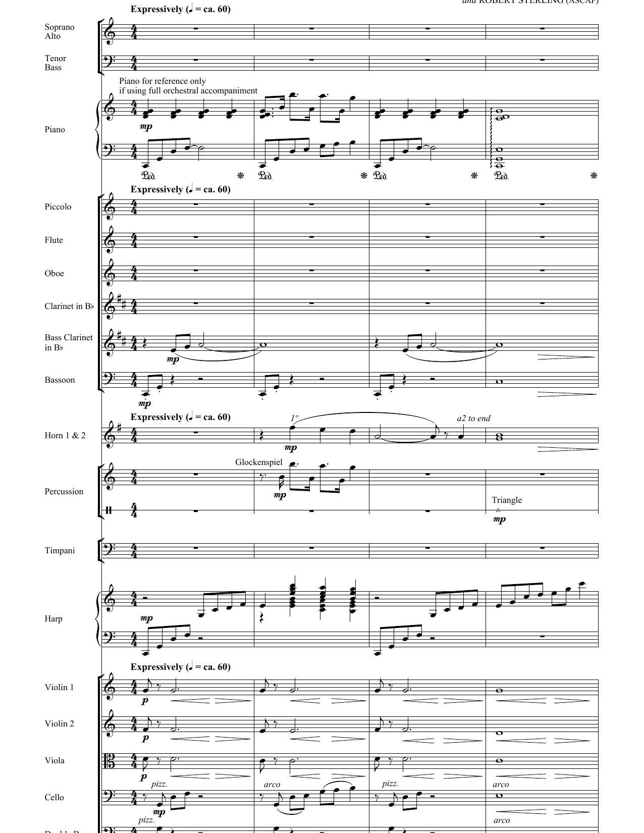 Joseph M. Martin Shepherd Of The Stars - Score Sheet Music Notes & Chords for Choir Instrumental Pak - Download or Print PDF