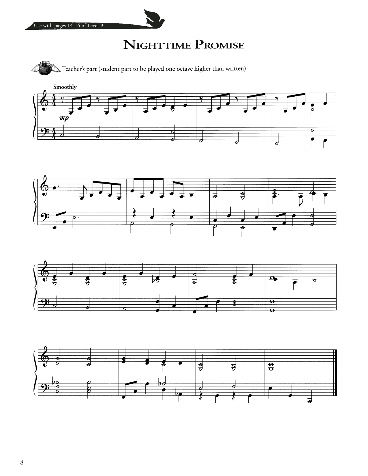 Joseph Martin, David Angerman and Mark Hayes Nighttime Promise Sheet Music Notes & Chords for Piano Method - Download or Print PDF