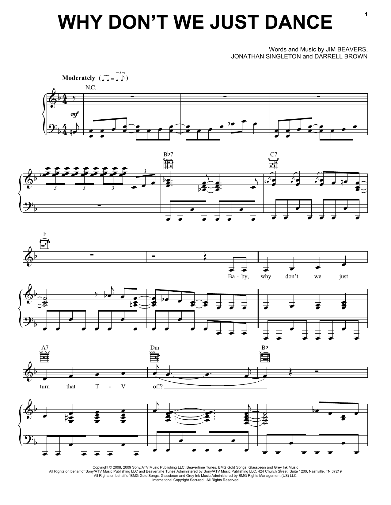 Josh Turner Why Don't We Just Dance Sheet Music Notes & Chords for Piano, Vocal & Guitar (Right-Hand Melody) - Download or Print PDF