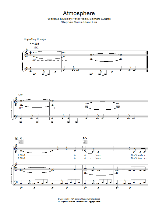 Joy Division Atmosphere Sheet Music Notes & Chords for Ukulele - Download or Print PDF