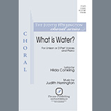 Download Judith Herrington What is Water? sheet music and printable PDF music notes