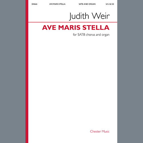 Judith Weir, Ave Maris Stella, SATB Choir