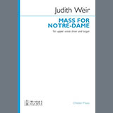 Download Judith Weir Mass For Notre-Dame sheet music and printable PDF music notes