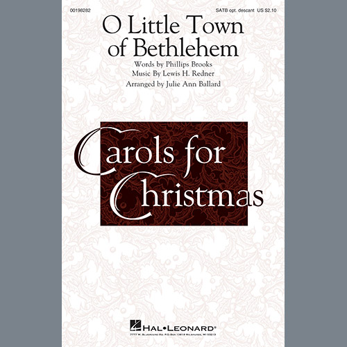 Julie Ann Ballard, O Little Town Of Bethlehem, SATB