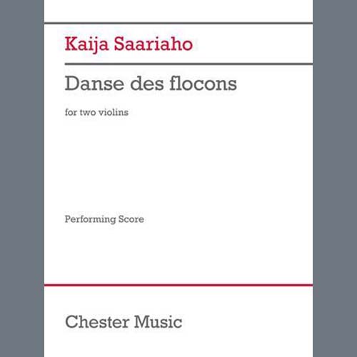 Kaija Saariaho Kaija Saariaho, Danse des flocons, Violin Duet