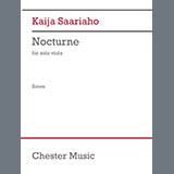 Download Kaija Saariaho Nocturne (version for solo viola) sheet music and printable PDF music notes