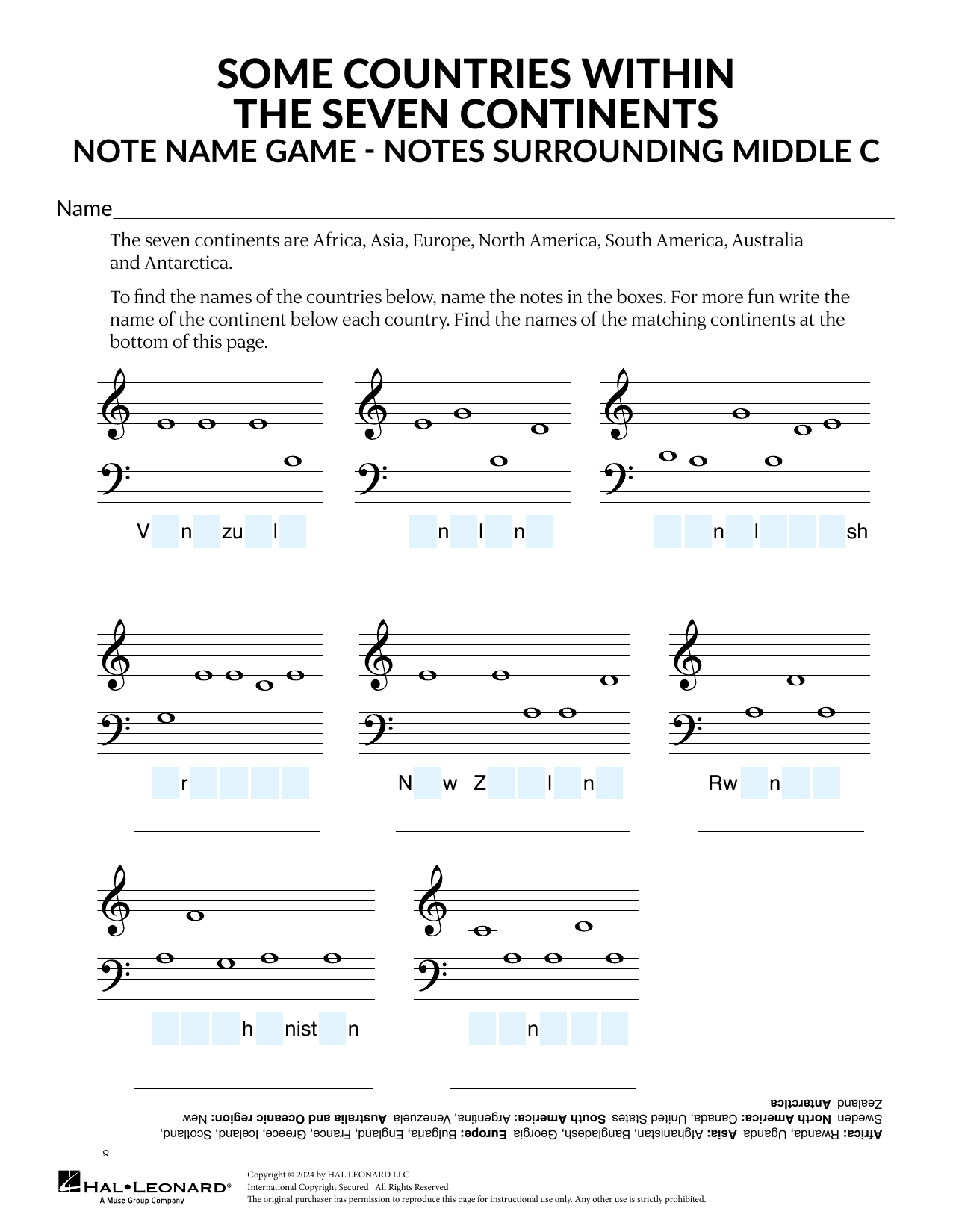 Karen Harrington Notes Surrounding Middle C Sheet Music Notes & Chords for Theory Worksheet - Download or Print PDF Karen Harrington Notes Surrounding Middle C Sheet Music Notes & Chords for Theory Worksheet - Download or Print PDF