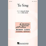 Download Kasey M. Zitnik To Sing sheet music and printable PDF music notes