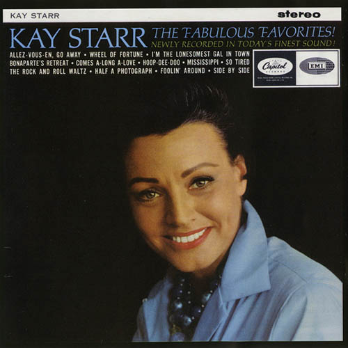 Kay Starr, Wheel Of Fortune, Melody Line, Lyrics & Chords