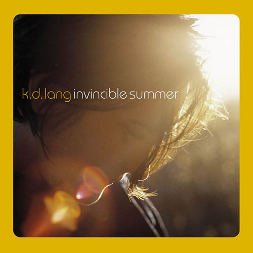 k.d. lang, Summerfling, Piano, Vocal & Guitar (Right-Hand Melody)