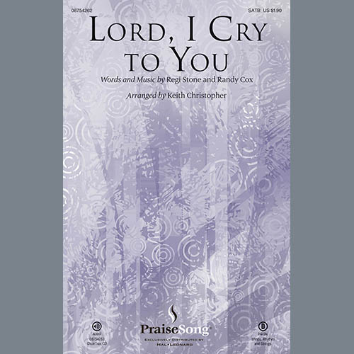 Keith Christopher, Lord, I Cry To You - Rhythm, Choir Instrumental Pak