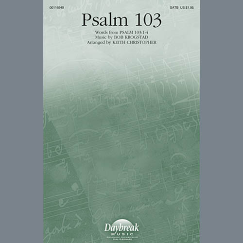 Keith Christopher, Psalm 103, SATB