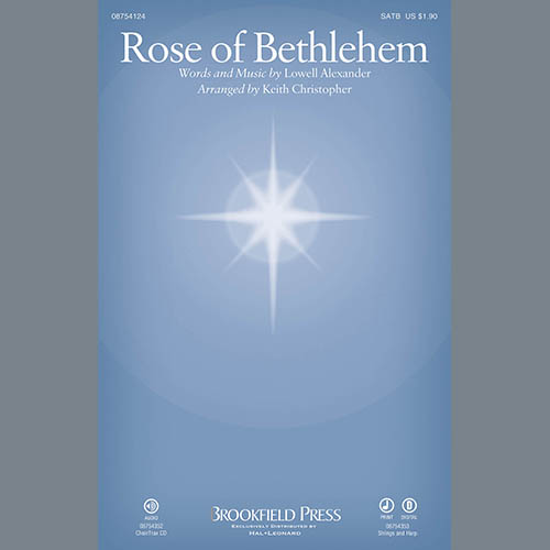 Keith Christopher, Rose Of Bethlehem - Cello, Choir Instrumental Pak