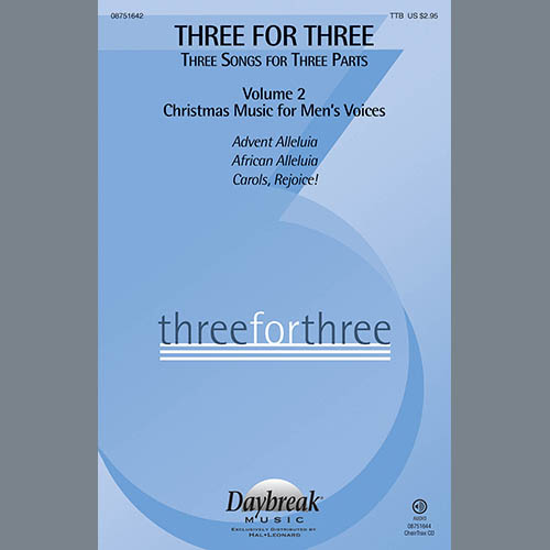 Keith Christopher, Three For Three - Three Songs For Three Parts - Volume 2, TTBB