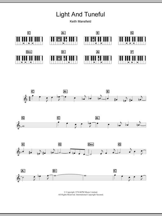 Keith Mansfield Light And Tuneful (Wimbledon Opening Theme) Sheet Music Notes & Chords for Flute - Download or Print PDF