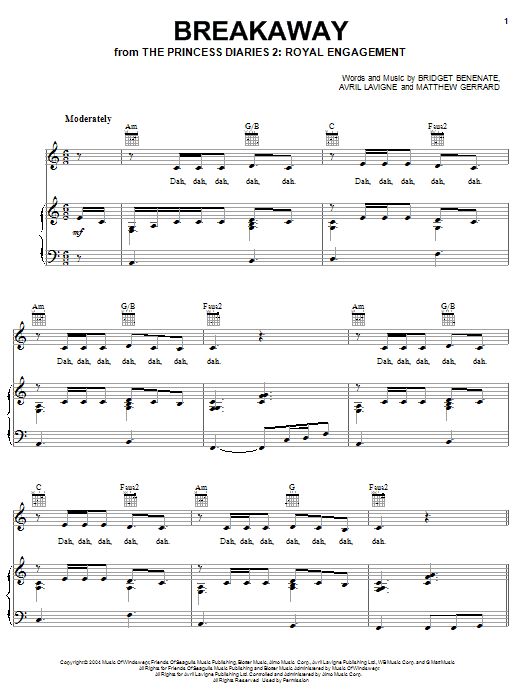 Kelly Clarkson Breakaway Sheet Music Notes & Chords for Ukulele - Download or Print PDF