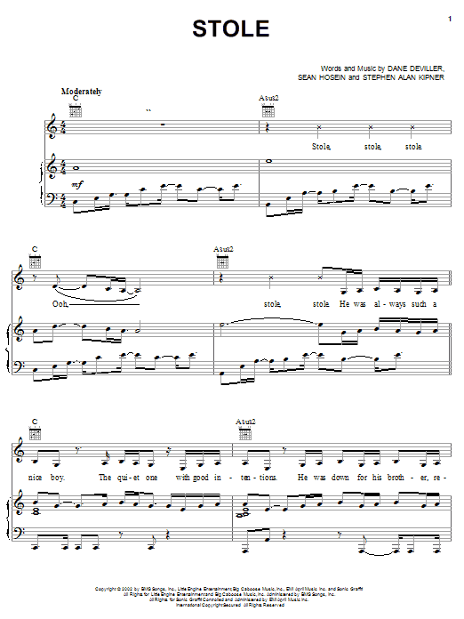 Kelly Rowland Stole Sheet Music Notes & Chords for Piano, Vocal & Guitar - Download or Print PDF