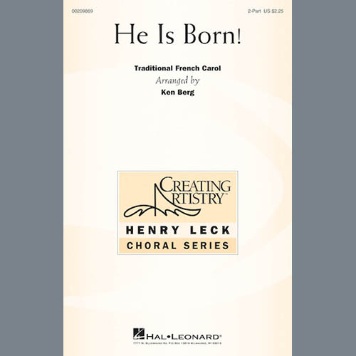 Ken Berg, He Is Born!, 2-Part Choir