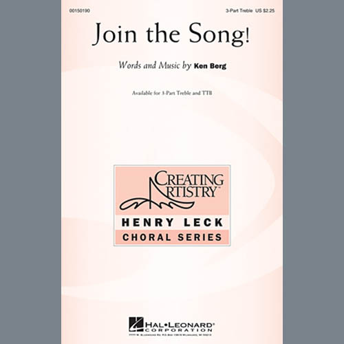 Ken Berg, Join The Song!, Choral TTB