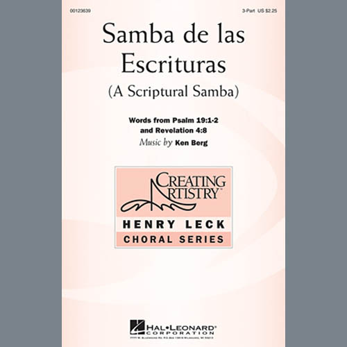 Ken Berg, Samba De Las Escrituras, 3-Part Treble