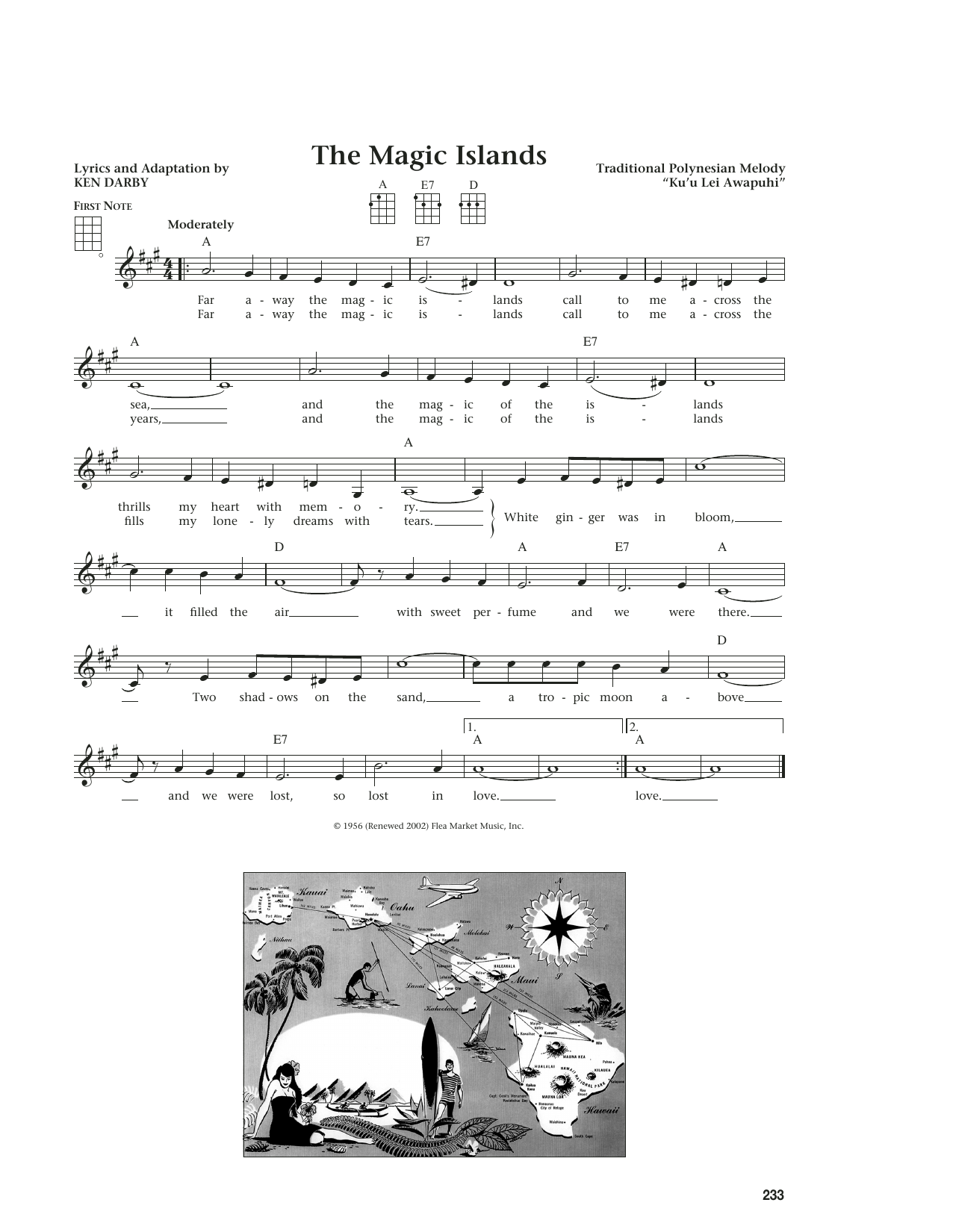 Ken Darby The Magic Islands (from The Daily Ukulele) (arr. Liz and Jim Beloff) Sheet Music Notes & Chords for Ukulele - Download or Print PDF