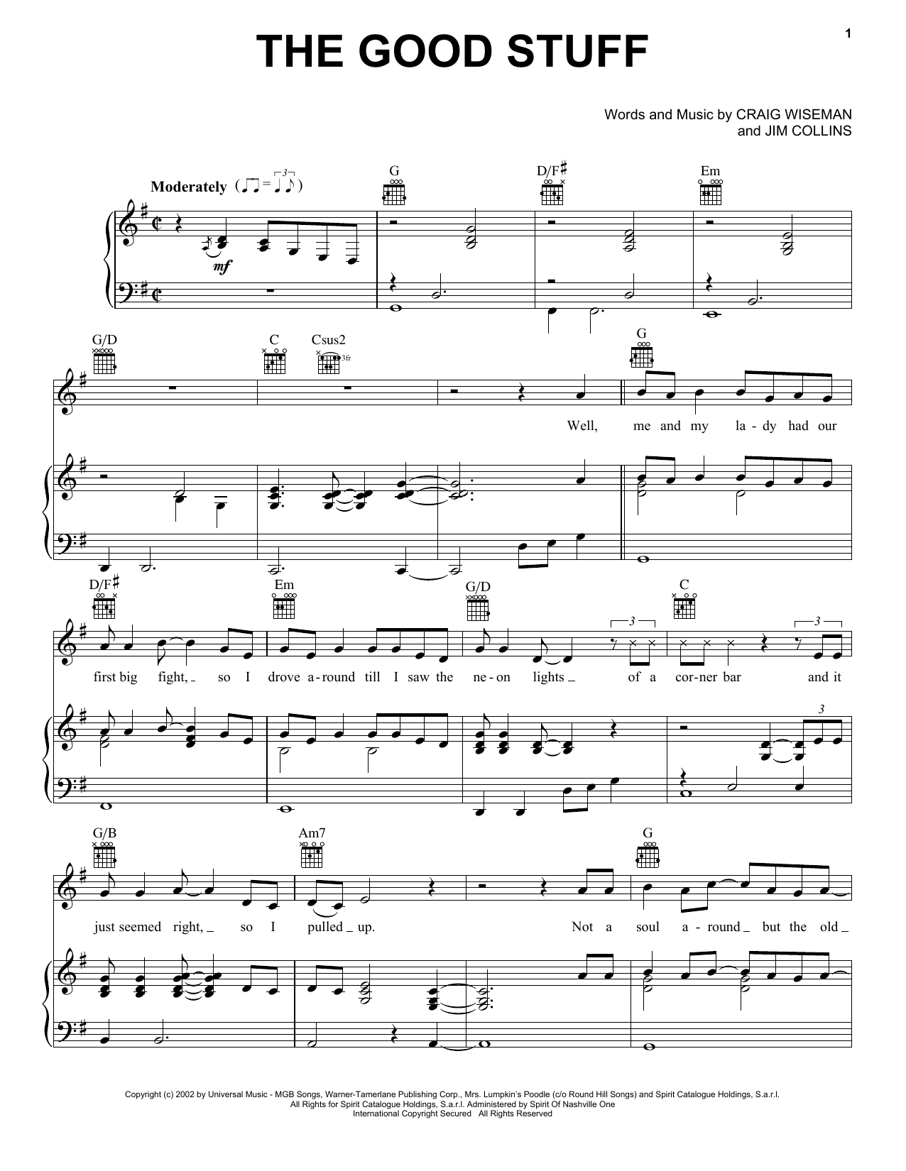 Kenny Chesney The Good Stuff Sheet Music Notes & Chords for Ukulele - Download or Print PDF