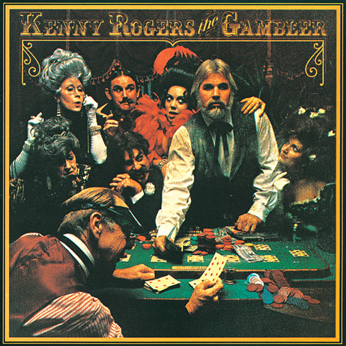 Kenny Rogers, The Gambler, Melody Line, Lyrics & Chords