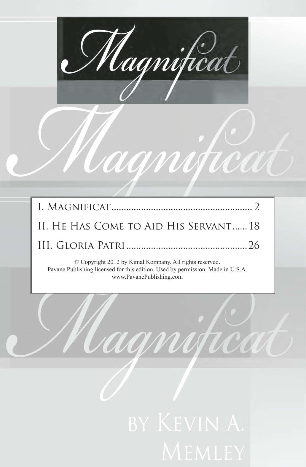 Kevin Memley Magnificat Sheet Music Notes & Chords for SATB Choir - Download or Print PDF