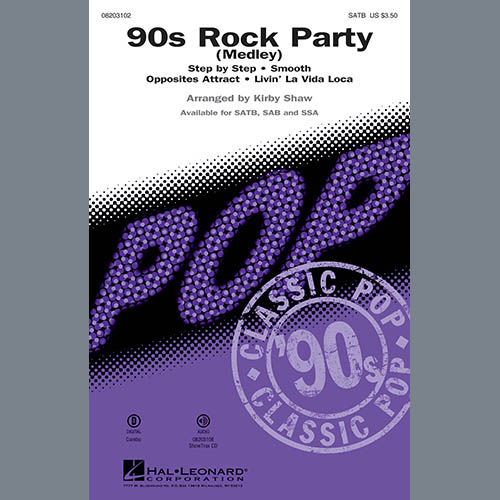 Kirby Shaw, 90's Rock Party (Medley), SAB